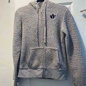 Dutch Bros Sherpa zip up sweater/jacket